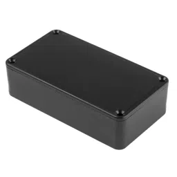 RS PRO Black ABS Enclosure, Black Lid, 112 x 62 x 31 mm Model No 1533690 image 1