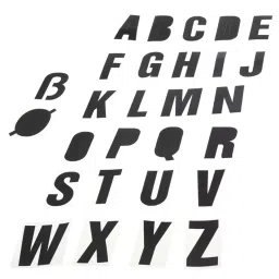 RS PRO Black Alphabetic, 50 mm Character Height Model No 514818-picture-23