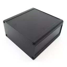 RS PRO Black Extruded Aluminium Heat Sink Case, IP40, Black Lid, 200 x 200 x 130 mm Model No 1881273-picture-31