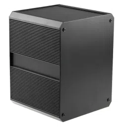 RS PRO Black Extruded Aluminium Heat Sink Case, IP40, Black Lid, 200 x 200 x 264 mm Model No 1881295-picture-39