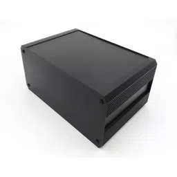 RS PRO Black Extruded Aluminium Heat Sink Case, IP40, Black Lid, 200 x 300 x 175 mm Model No 1881286-picture-47