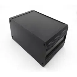 RS PRO Black Extruded Aluminium Heat Sink Case, IP40, Black Lid, 200 x 300 x 219 mm Model No 1881292-picture-13