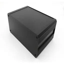 RS PRO Black Extruded Aluminium Heat Sink Case, IP40, Black Lid, 200 x 300 x 264 mm Model No 1881298-picture-17