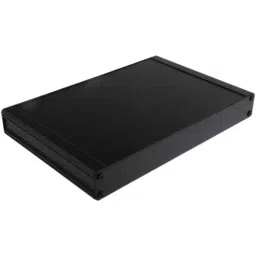 RS PRO Black Extruded Aluminium Heat Sink Case, IP40, Black Lid, 200 x 300 x 41 mm Model No 1881258-picture-10