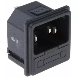 RS PRO C14 Snap-In IEC Connector Male 10 A 250 V Fuse Size 5x20 mm, 8117204-picture-29