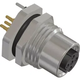 RS PRO Circular Connector 4 Contacts Rear Mount M12 Connector Socket, 2017199-picture-11