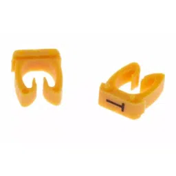 RS PRO Clip On Cable Markers Black on Yellow, 8121215 (Bag of 195 Pcs)-picture-13