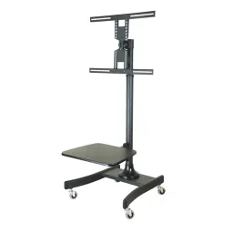 RS PRO Floor Mounting Portable TV Stand for 1 x Screen, 47in Screen Size Model No 1763382-picture-43