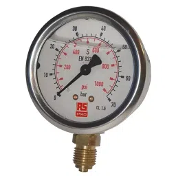 RS PRO G 3/8 Bottom Entry Pressure Gauge, Range: 0-10 bar, 2310198-picture-33