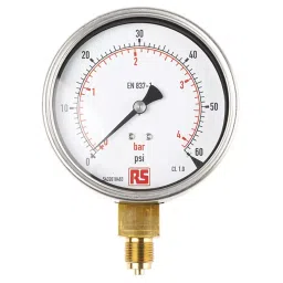 RS PRO G 3/8 Dial Pressure Gauge, Range: 0-60 PSI, 189002-picture-25