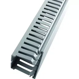 RS PRO Grey Slotted Panel Trunking Open Slot 2 m Halogen Free PC/ABS, 1369167-image-29