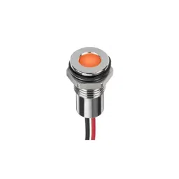 RS PRO Hyper Orange Panel Mount Indicator 24V DC, Mounting Hole Size 8 mm, Termination Type Lead Wires, IP Rating IP67, Model No 2208978-picture-12