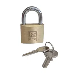 RS PRO Key Brass, Stainless Steel Padlock, Keyed Alike, 6mm Shackle, 40mm Body Model No 1958243-picture-18