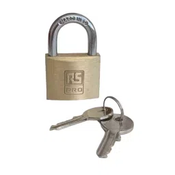 RS PRO Key Brass, Stainless Steel Padlock, Keyed Alike, 6mm Shackle, 40mm Body Model No 1958244-picture-43