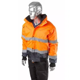 RS PRO Orange Men Hi Vis Bomber Jacket, M Model No 9186005-picture-11