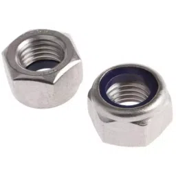 RS PRO Plain Stainless Steel Lock Nut DIN 985 M20, 1886476 (Bag of 25 pcs) image 1