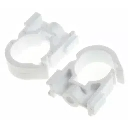 RS PRO PP Pipe Clip 254x70 mm, 7845730 (Pack of 50 pcs) image 1