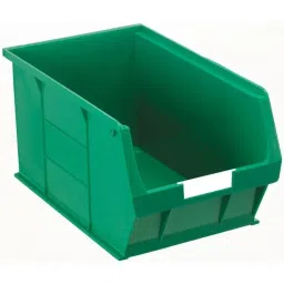 RS PRO PP Storage Bin, 181mm x 205mm, Green Model No 4844135 (Bag of 5 Piece)-image-10