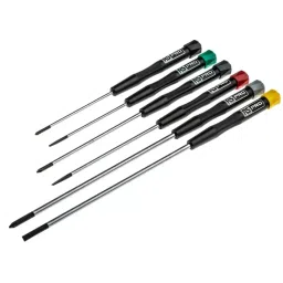 RS PRO Precision Pozidriv, Slotted Screwdriver 537849 (Set of 6 Piece)-image-1