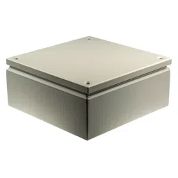 RS PRO RAL 7032 Steel Junction Box, IP66, 300 x 300 x 120mm Model No 122052 image 1