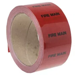 RS PRO Red PP Vinyl Pipe Marking Tape text Fire Main Dim. W 50 mm x L 33 m, 711407 (Roll of 33 Metre)-picture-12