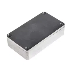 RS PRO Silver Aluminium Alloy Enclosure, IP65, Black Lid, 115 x 65 x 30.2mm Model No 1610931-picture-44