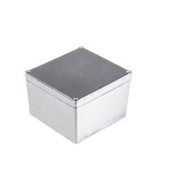 RS PRO Silver Aluminium Alloy Enclosure, IP65, Silver Lid, 158.5 x 158.5 x 101.5mm Model No 1610935-picture-34