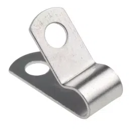 RS PRO Silver Aluminium Cable Clip 6.4 mm Max. Bundle, 1720823 (Bag of 100 pcs) image 2