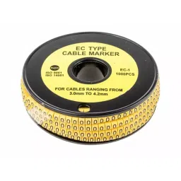 RS PRO Slide On Cable Markers Black on Yellow 3-4.2 mm, 8120809-picture-24
