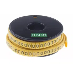 RS PRO Slide On Cable Markers Black on Yellow 3.5-7 mm, 8121155-image-27