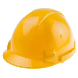 RS PRO Yellow Safety Helmet with Chin Strap, Adjustable, Ventilated, 9185661-picture-38