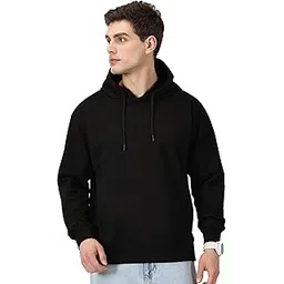 rso outfits Unisex Regular Fit Full Sleeves Solid Hoodie Sweatshirt-picture-22