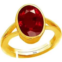 rspr 8.25 Ratti Natural Ruby Manik Gemstone Stone Ring With Lab Certificate-picture-29