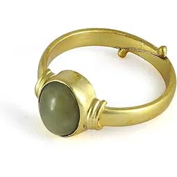 rspr Natural 9.25 Ratti Cat's Eye Lehsuniya Stone Panchdhatu Adjustable Ring for Men and Women-picture-51