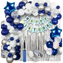 Solid Birthday Decorations kit for Boys - 42pcs Combo Sets Balloon-image-35