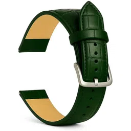 RStraps 24mm Croc Green Genuine Leather Watch Strap Belt for Men | Replacement Band 24 mm Genuine Leather Watch Strap-picture-16