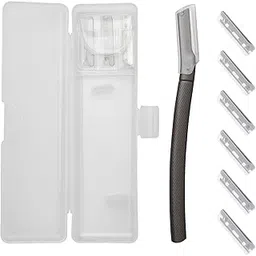 RUBAB MEN Premium Metal Pro Face Razor with Travel Case | Advance Pen Styler for Facial Hairs, Beard Styling & Shape, Eyebrows, Armpit & More for Men & Women | Comes with 06 Reusable Blades-picture-19