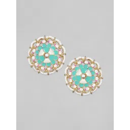 Rubans Circular Studs Earrings-picture-31