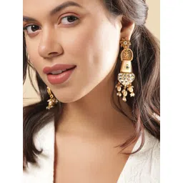 Rubans Gold-Plated Classic Drop Earrings-picture-41