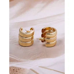 Rubans Gold Plated Waterproof Demi-Fine Classic Studs Earrings image 3