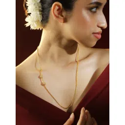 Rubans Gold-Tone Plated Necklace for Women-picture-34