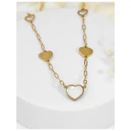 Rubans Gold-Tone Plated Necklace for Women-picture-38