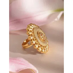 Rubans Gold-Tone Plated Ring for Women-picture-13