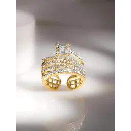 Rubans Gold-Tone Plated Ring for Women-picture-14