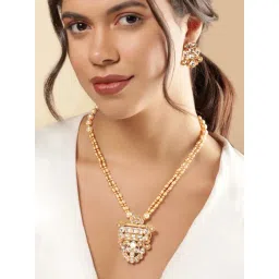 Rubans Gold-Tone Plated Set for Women-picture-23