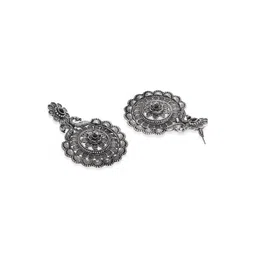 Rubans Silver-Plated Contemporary Drop Earrings image 4