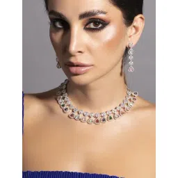 Rubans Silver Plated Multicolor Set for Women image 1