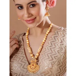 Rubans Women Gold-Plated Handcrafted Jewellery Set image 1