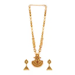 Rubans Women Gold-Plated Handcrafted Jewellery Set image 4