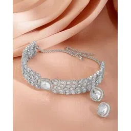 rubans Women Necklace And Earrings Set-picture-42